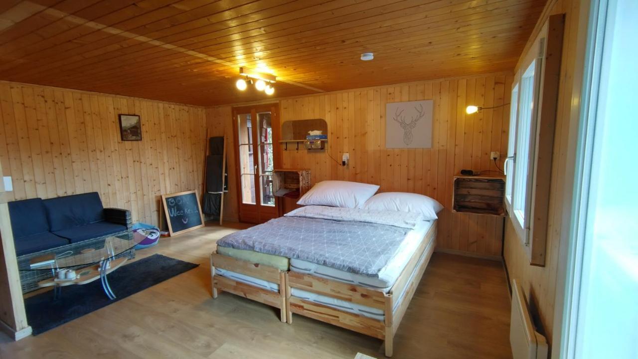 Bovernier Petit Chalet Rustique Et Bucolique מראה חיצוני תמונה