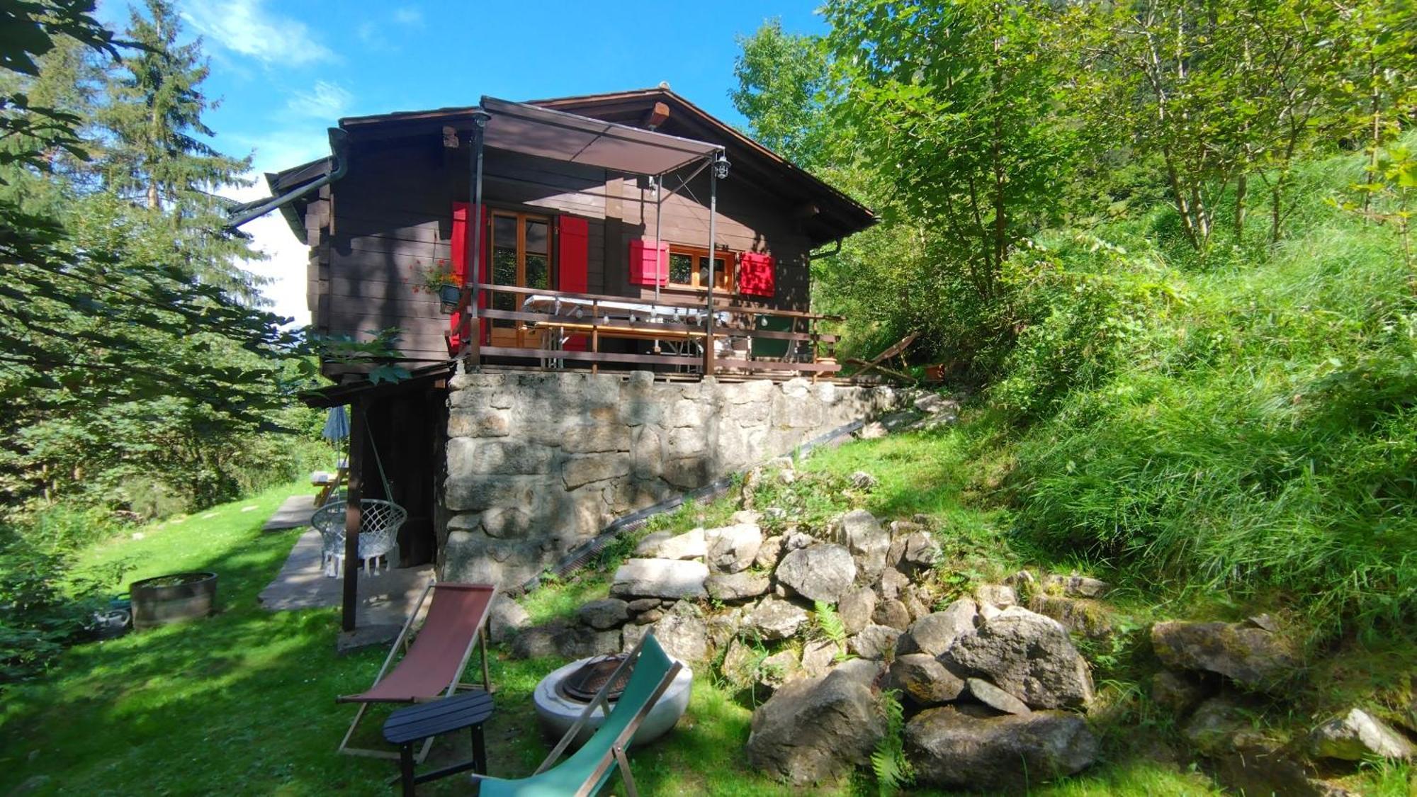 Bovernier Petit Chalet Rustique Et Bucolique מראה חיצוני תמונה